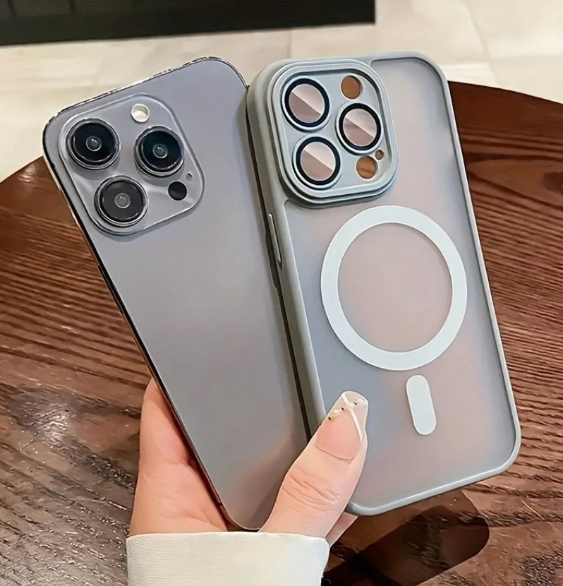 Luxury Magnetic Wireless Charging Phone Case.